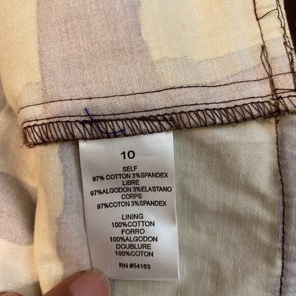 Vintage Yellow and Brown Halter Dress - Picture 9 of 10